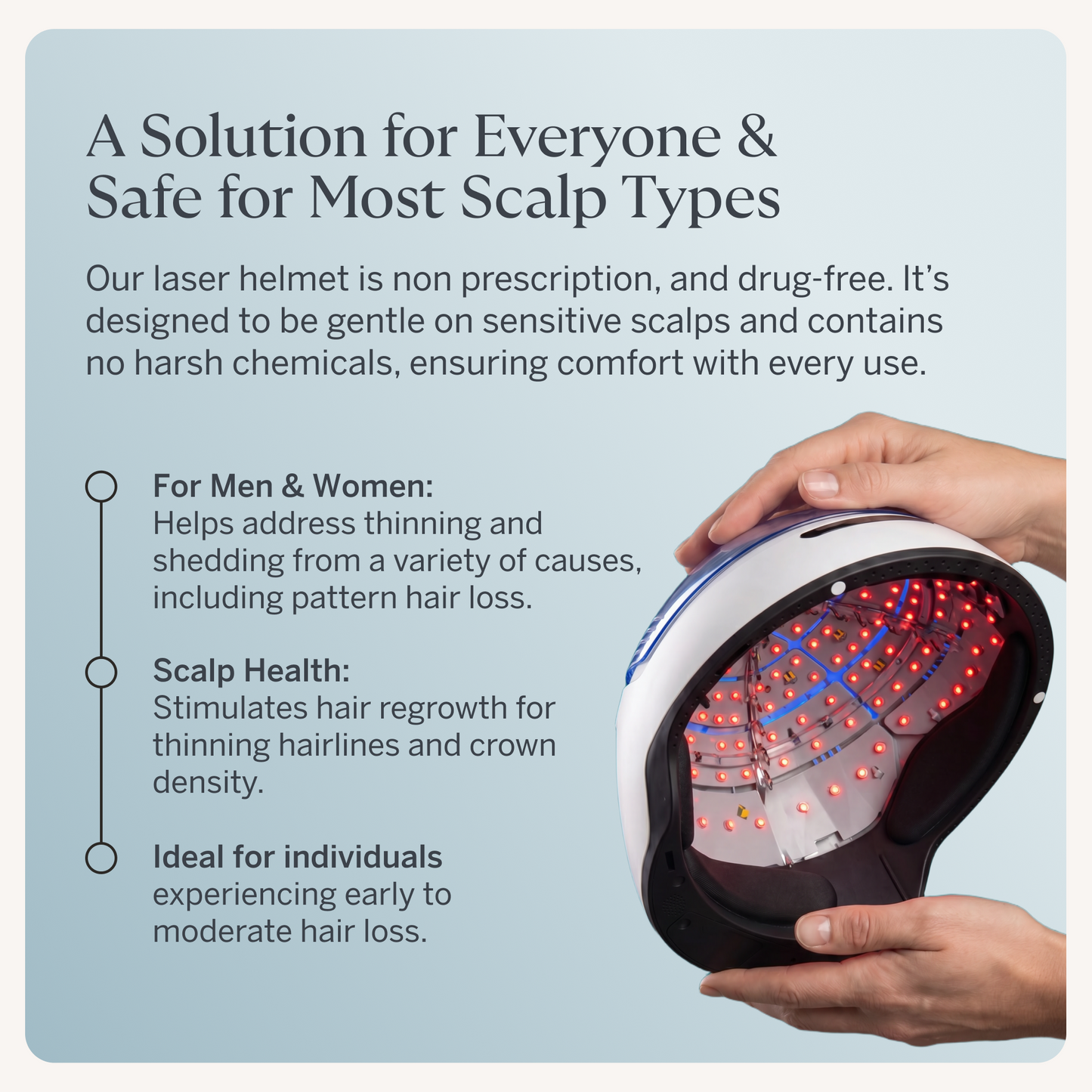 Women's Advanced Laser Helmet Hair Growth System